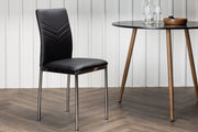 Venture Design Lily Matstolar 2-pack Svart