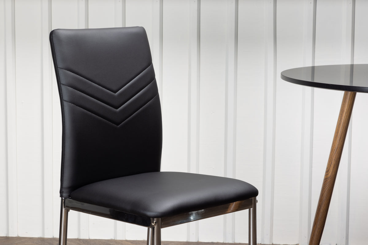 Venture Design Lily Matstolar 2-pack Svart