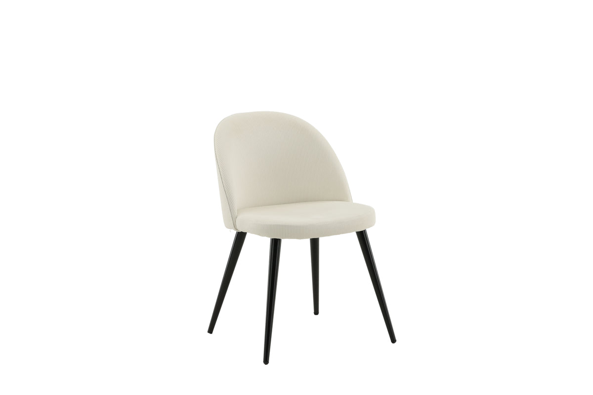 Venture Design Velvet Matstolar 2-pack Grädde
