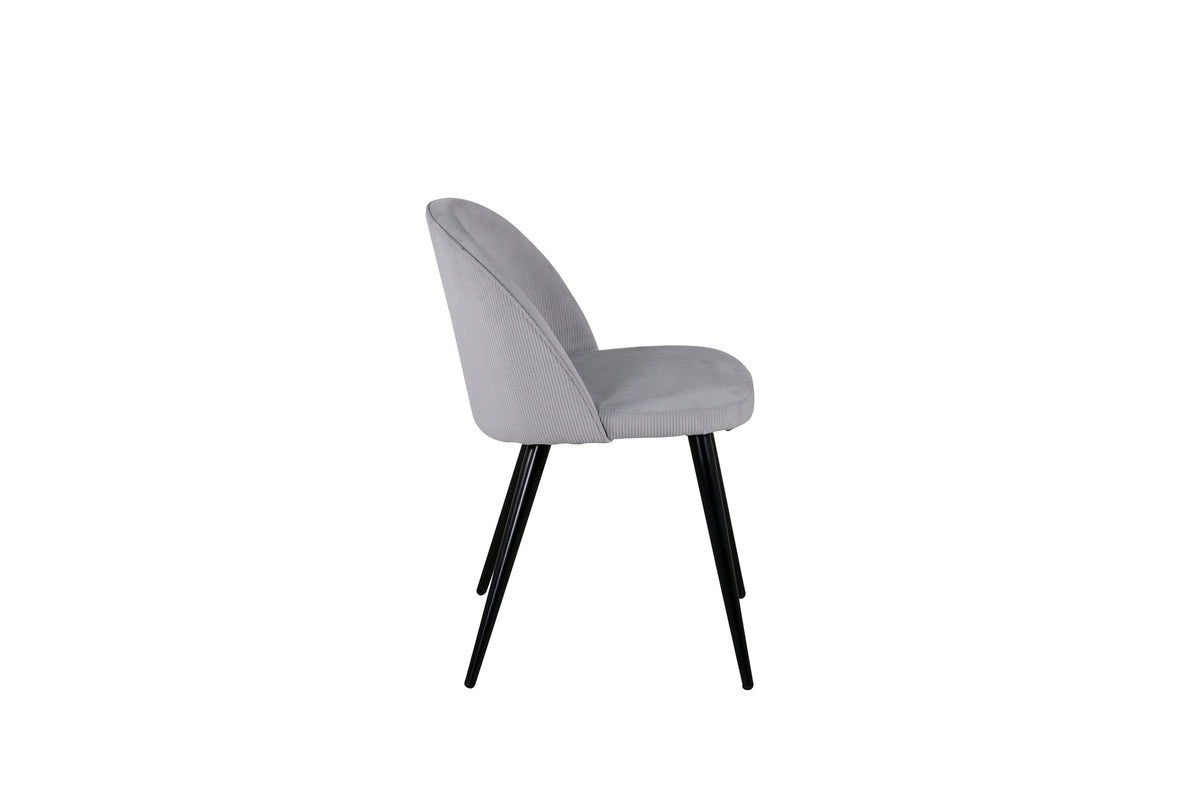 Venture Design Velvet Matstolar 2-pack Ljusgrå