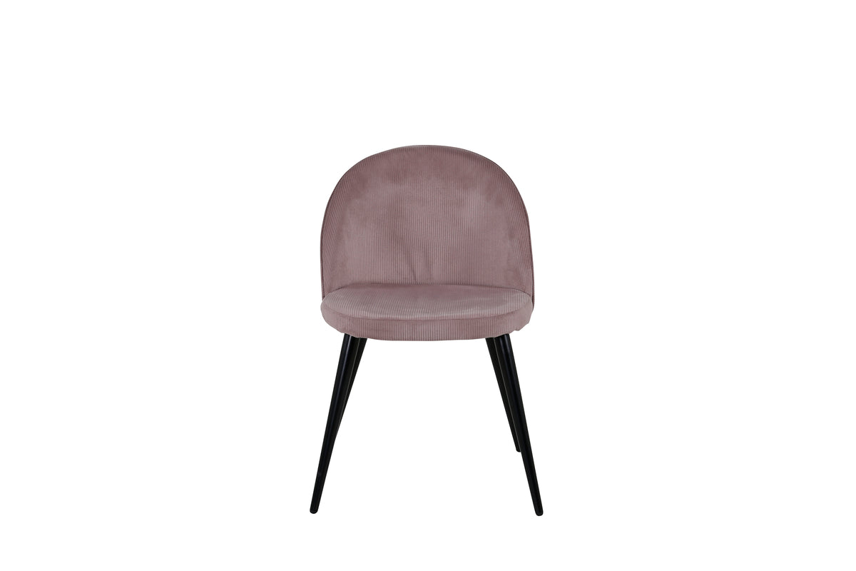 Venture Design Velvet Matstolar 2-pack Gammelrosa