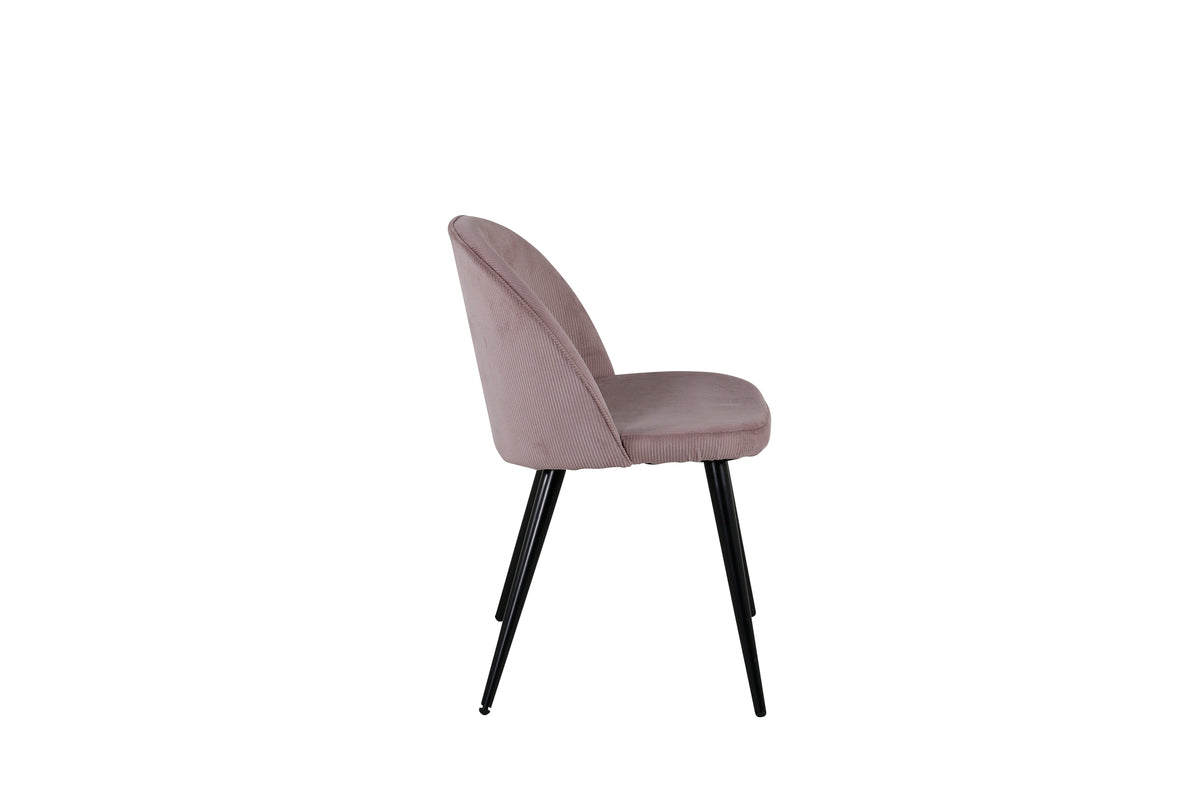 Venture Design Velvet Matstolar 2-pack Gammelrosa