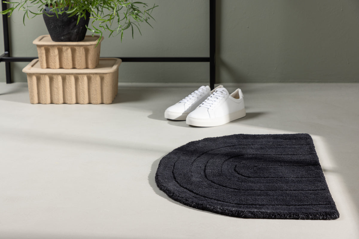Venture Design Nora Ovala Mattor 80 x 50 Svart