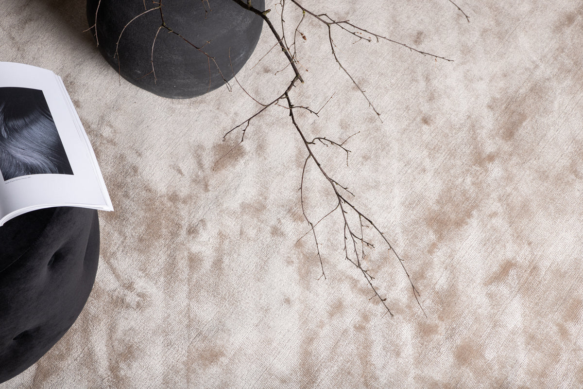 Venture Design Indra Runda Mattor ⌀200 Beige