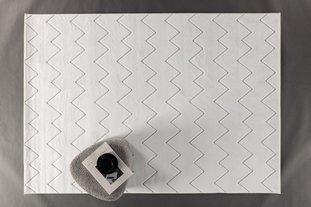 Venture Design Fia Rektangulära Mattor 290 × 200 Vit
