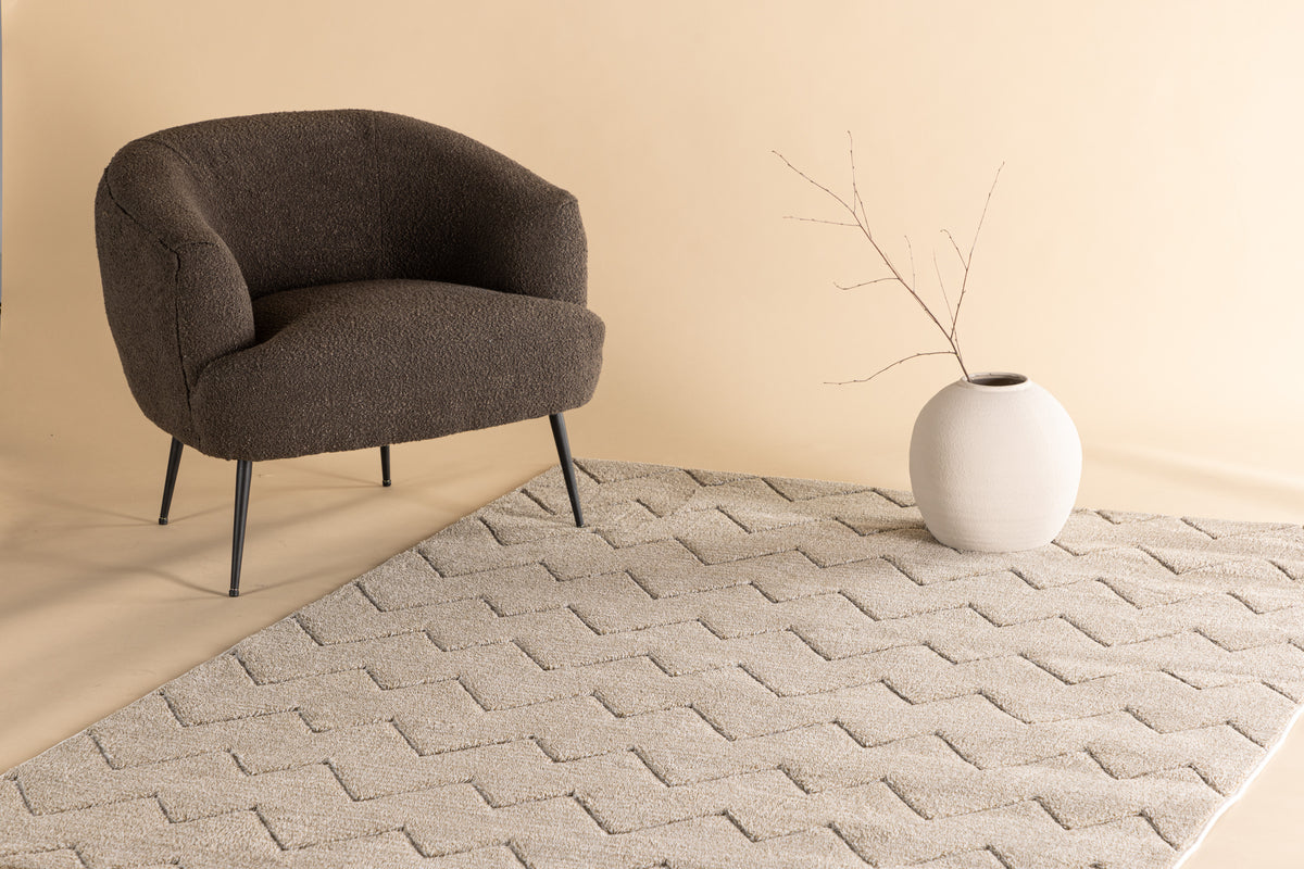 Venture Design Fia Rektangulära Mattor 230 x 160 Brun