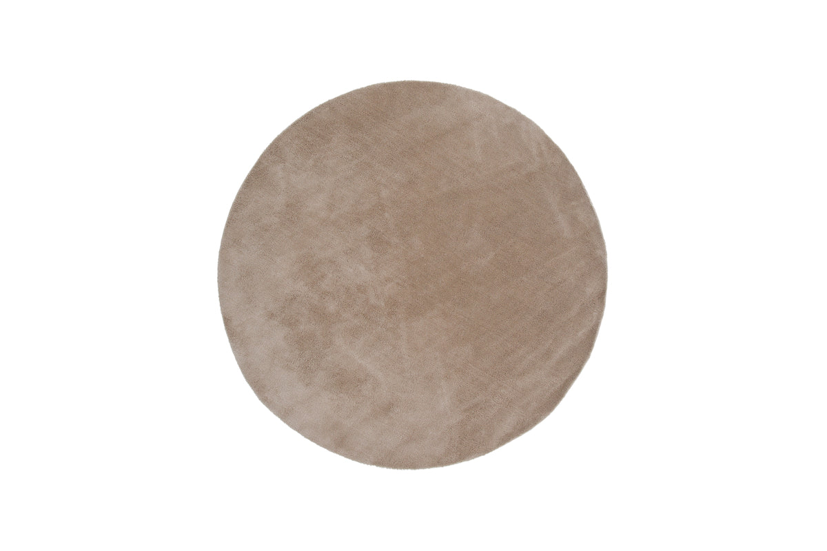 Venture Design Undra Runda Mattor ⌀200 Beige