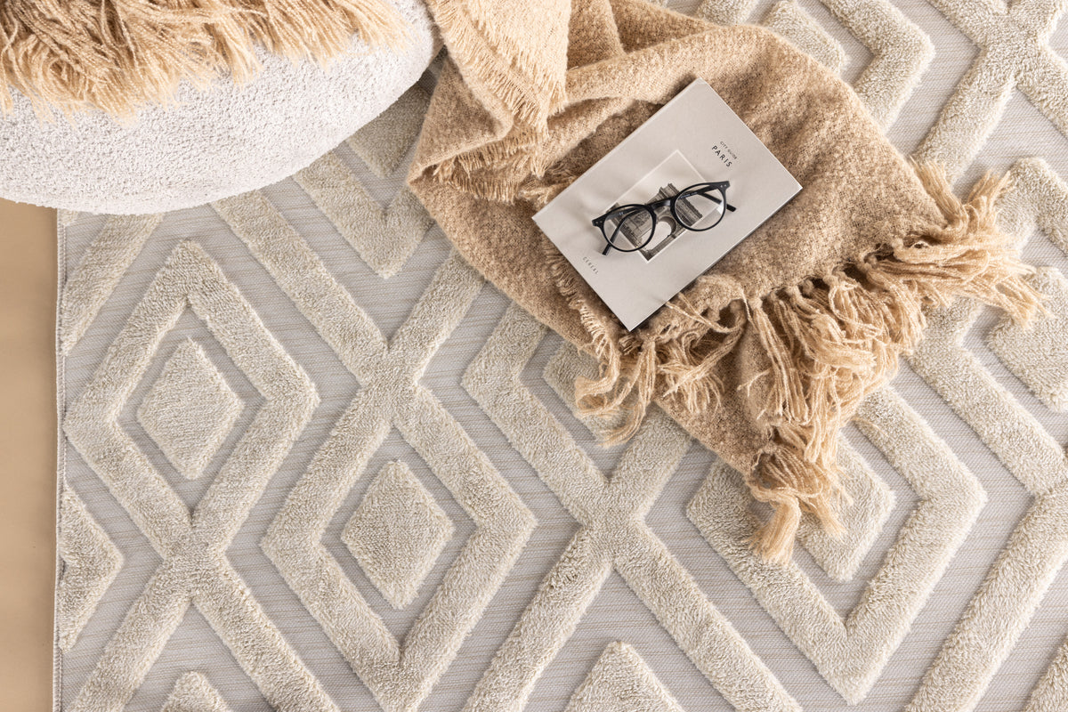 Venture Design Pia Rektangulära Mattor 290 × 200 Vit