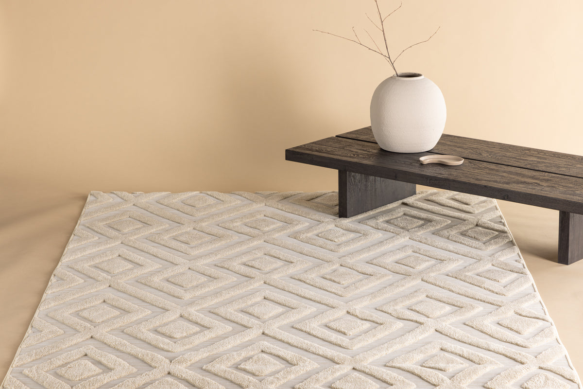 Venture Design Pia Rektangulära Mattor 290 × 200 Beige