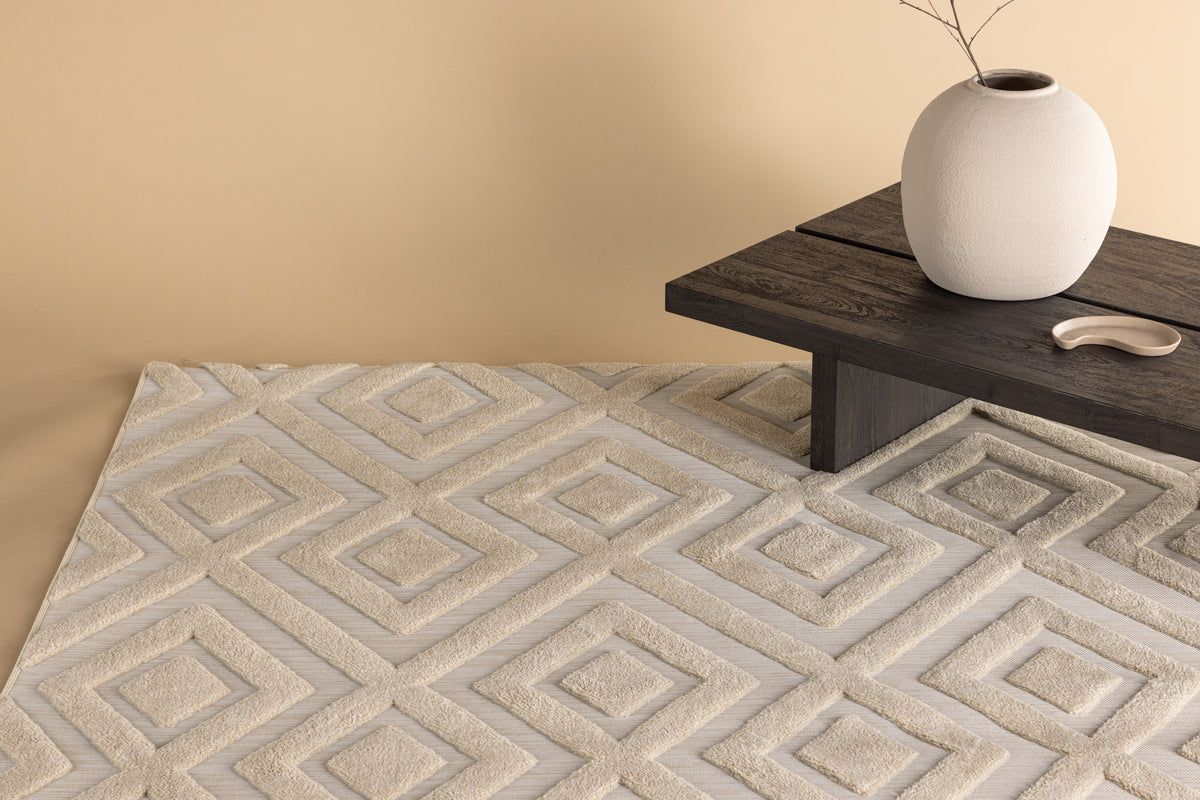 Venture Design Pia Rektangulära Mattor 290 × 200 Beige