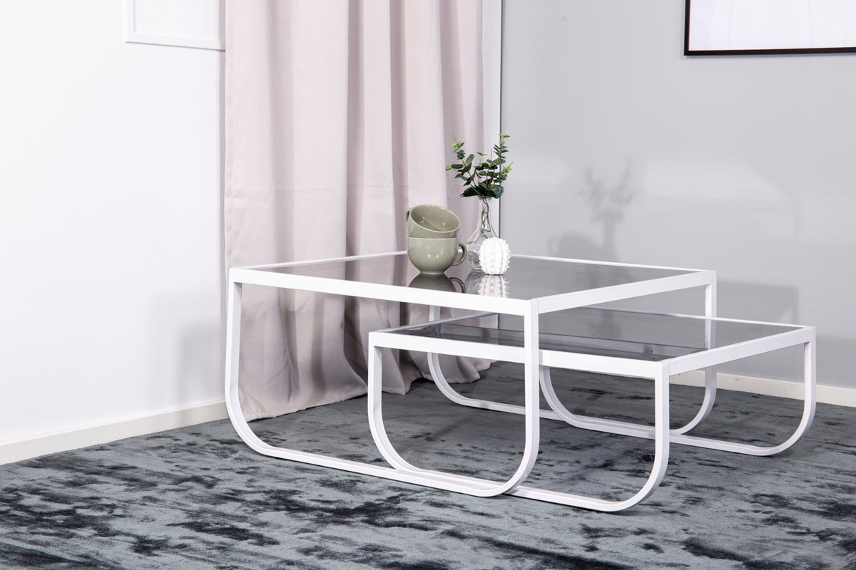 Venture Design Rocker Soffbord 81 x 81 Vit