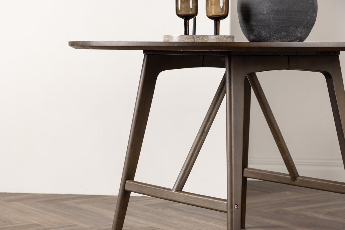 Venture Design Kaseidon Runda Matbord ⌀100 Mörkbrun