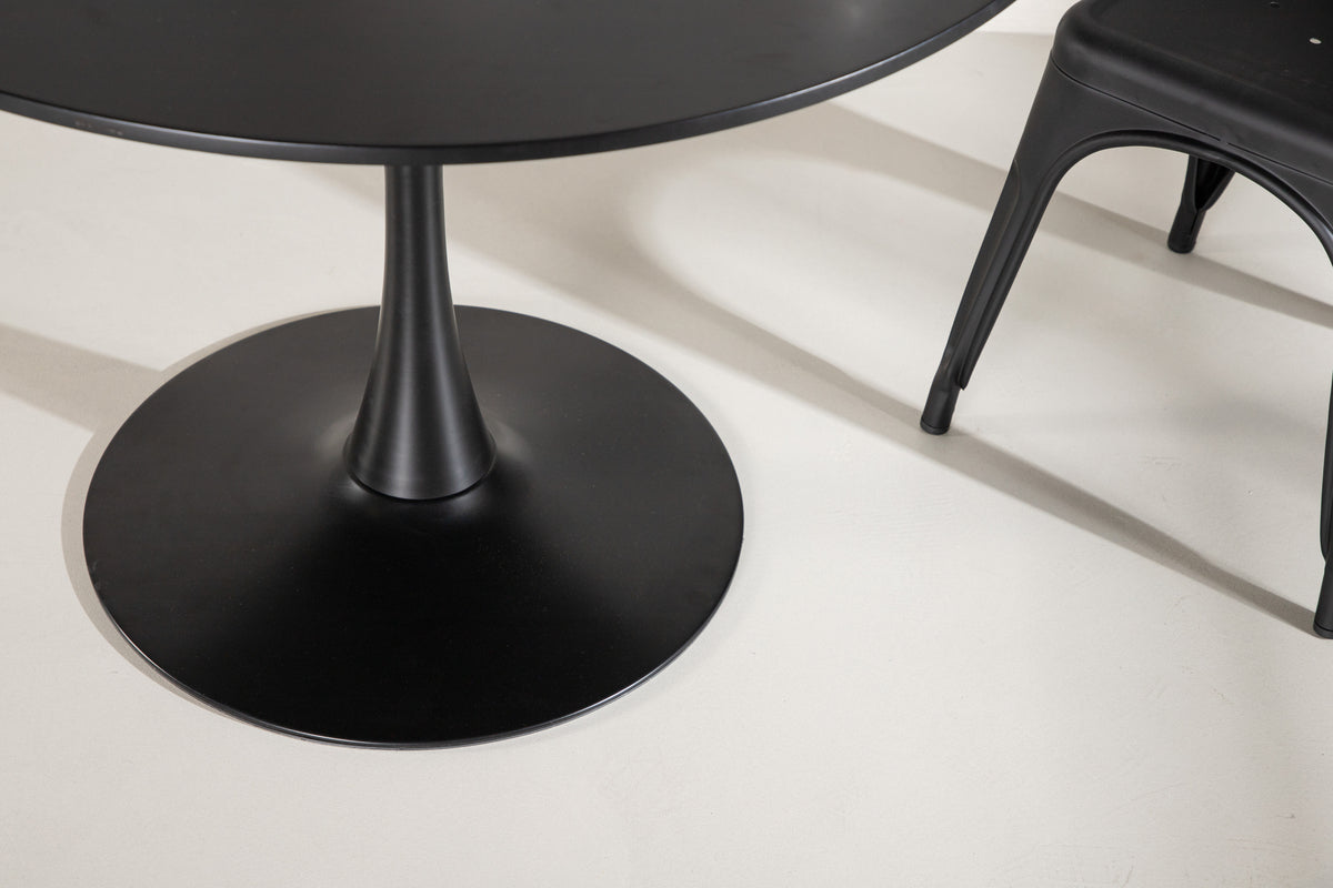 Venture Design Glade Runda Matbord ⌀100 Svart