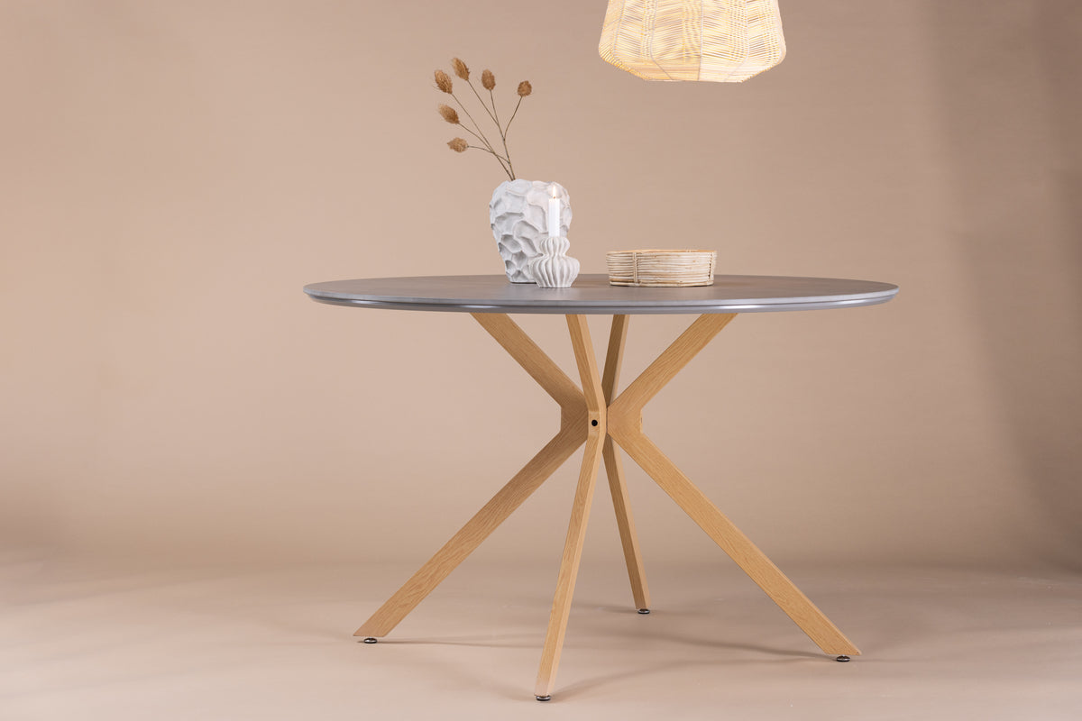 Venture Design Piazza Runda Matbord ⌀120 Grå