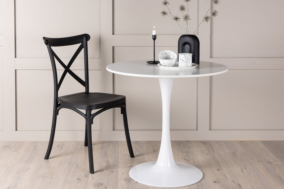 Venture Design Hamden Runda Matbord ⌀80 Vit