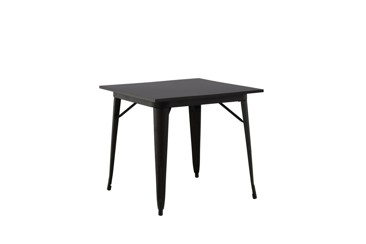 Venture Design Tempe Rektangulära Matbord 80 x 80 Svart