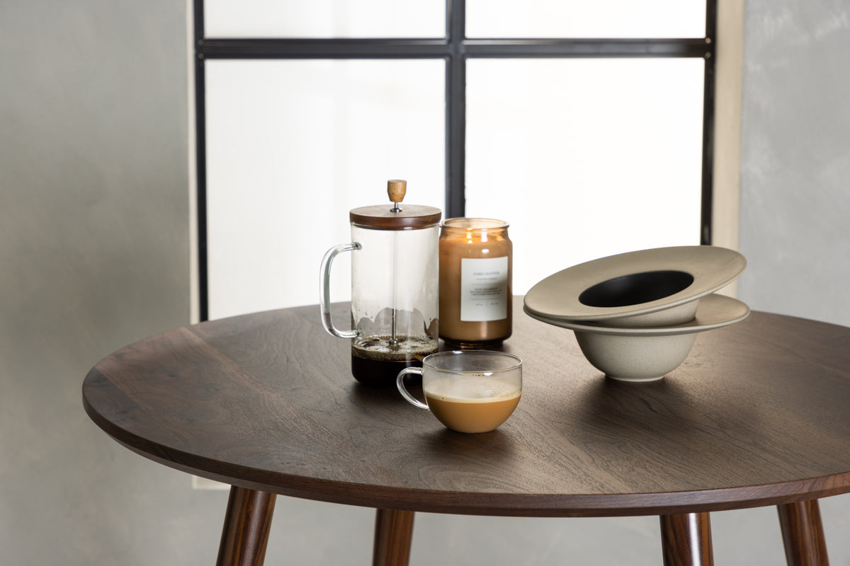 Venture Design Sanford Runda Matbord ⌀100 Mörkbrun