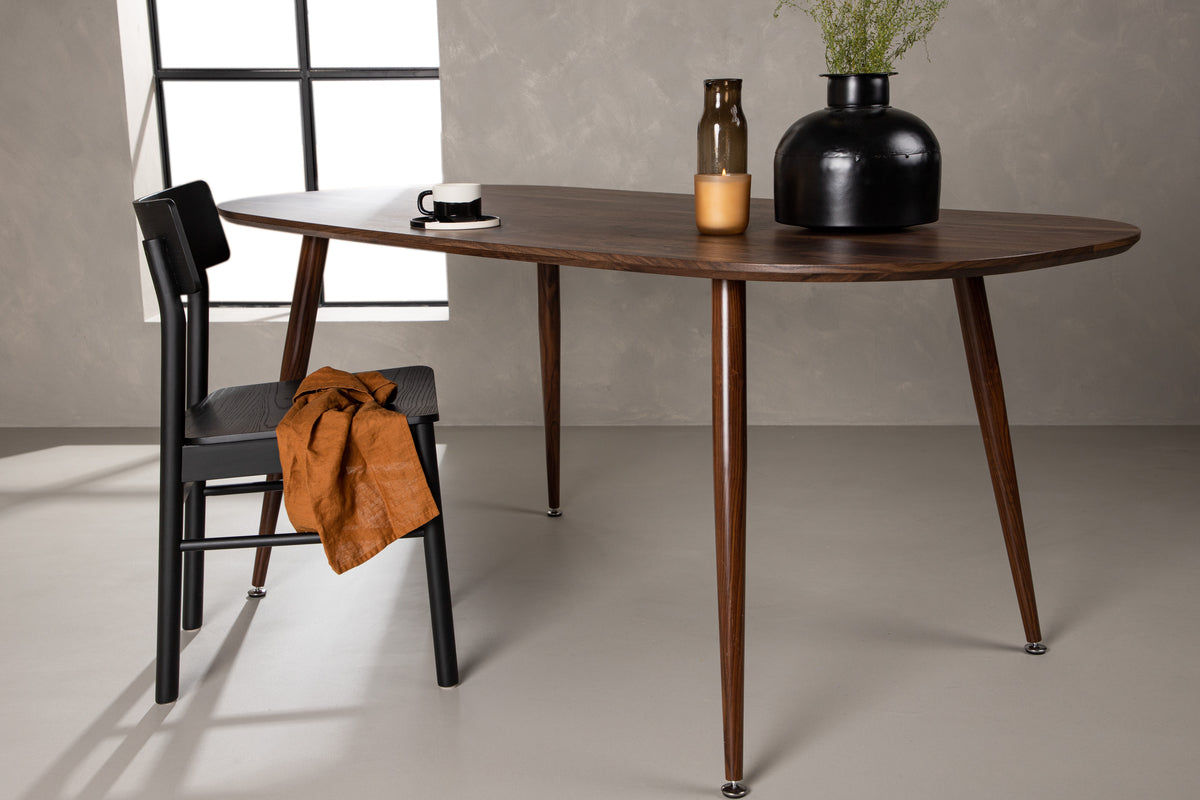 Venture Design Sanford Ovala Matbord 180 x 90 Mörkbrun