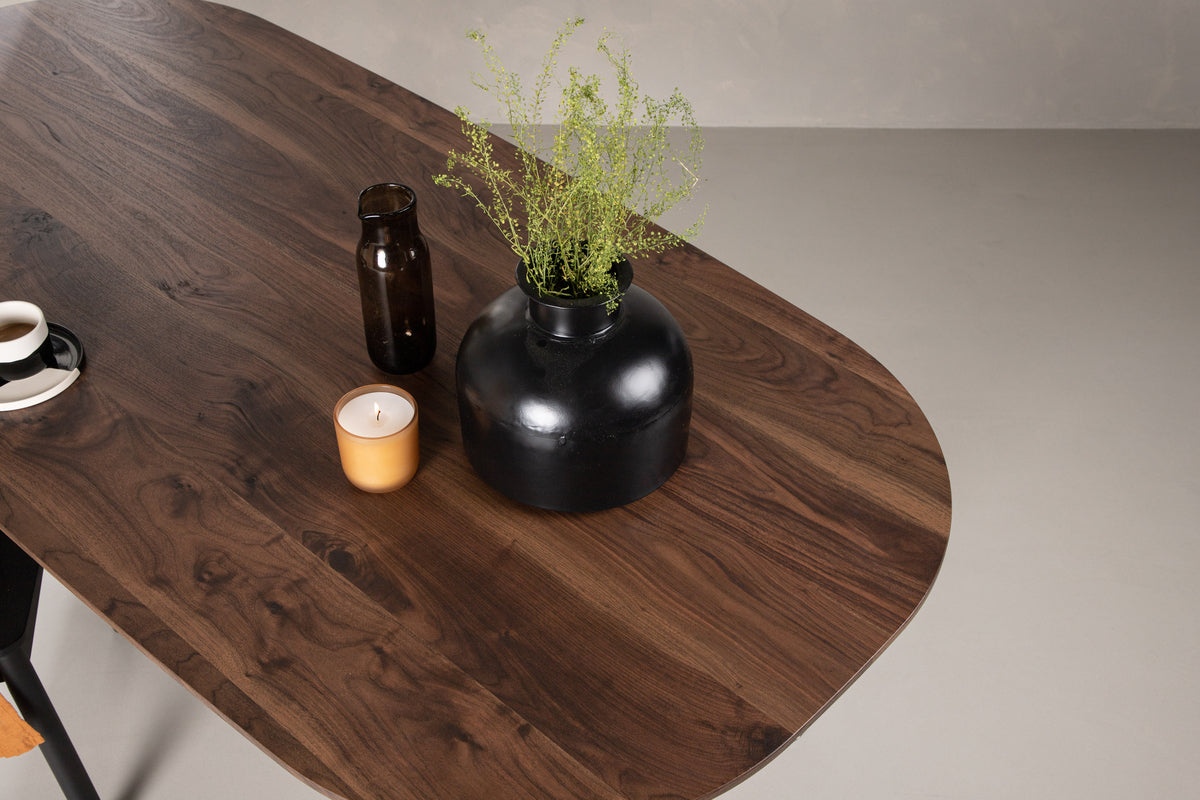 Venture Design Sanford Ovala Matbord 180 x 90 Mörkbrun