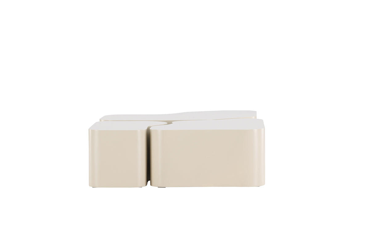 Venture Design Nordland Soffbord Bord 1: 92 cm | Bord 2: 60 cm | Bord 3: 40 cm x Bord 1: 70 cm | Bord 2: 74 cm | Bord 3: 40 cm Beige