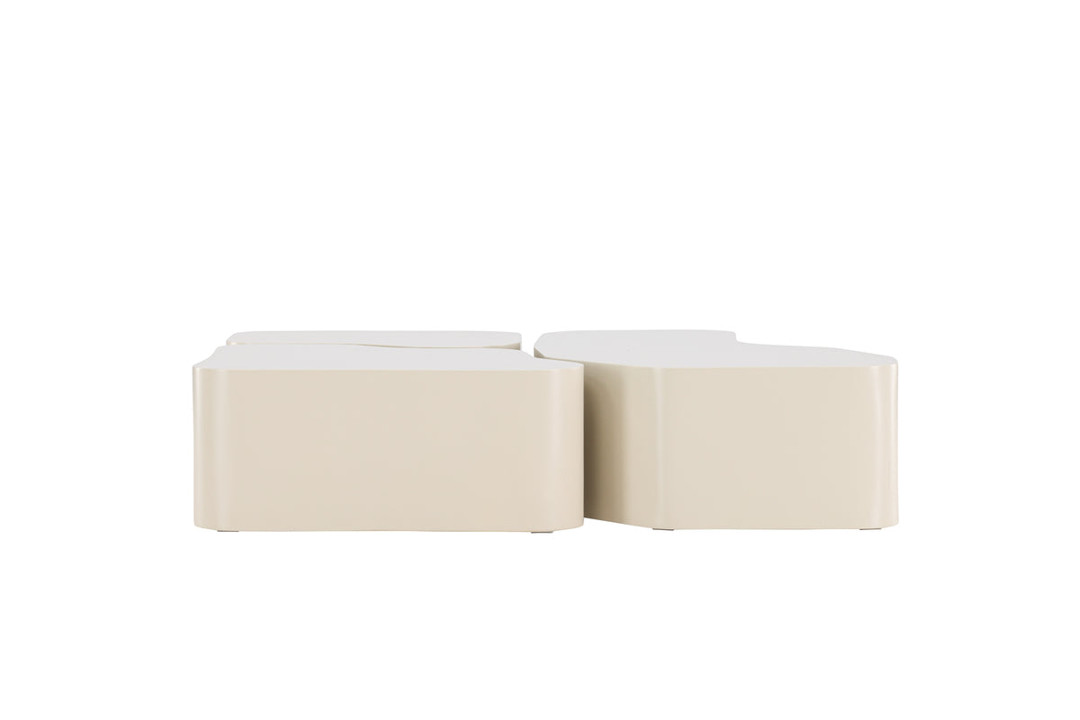 Venture Design Nordland Soffbord Bord 1: 92 cm | Bord 2: 60 cm | Bord 3: 40 cm x Bord 1: 70 cm | Bord 2: 74 cm | Bord 3: 40 cm Beige