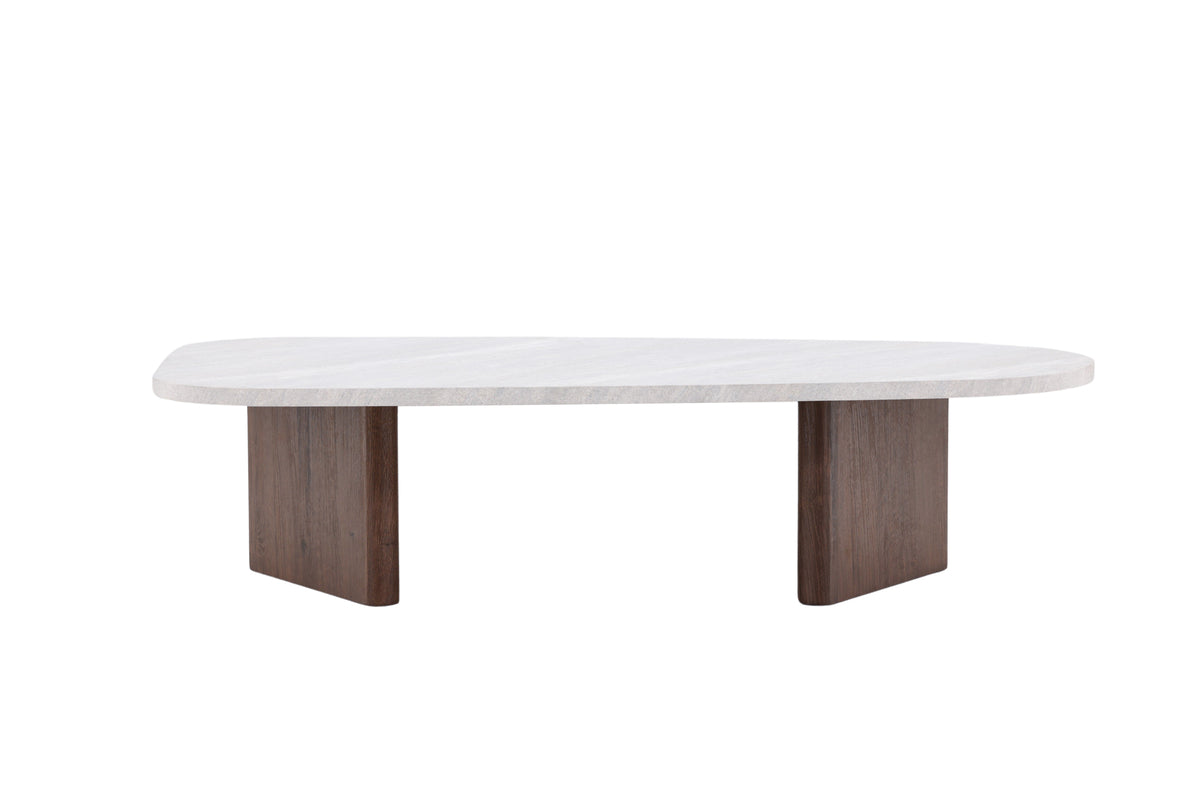 Venture Design Grönvik Soffbord 130 x 65 Ljusgrå