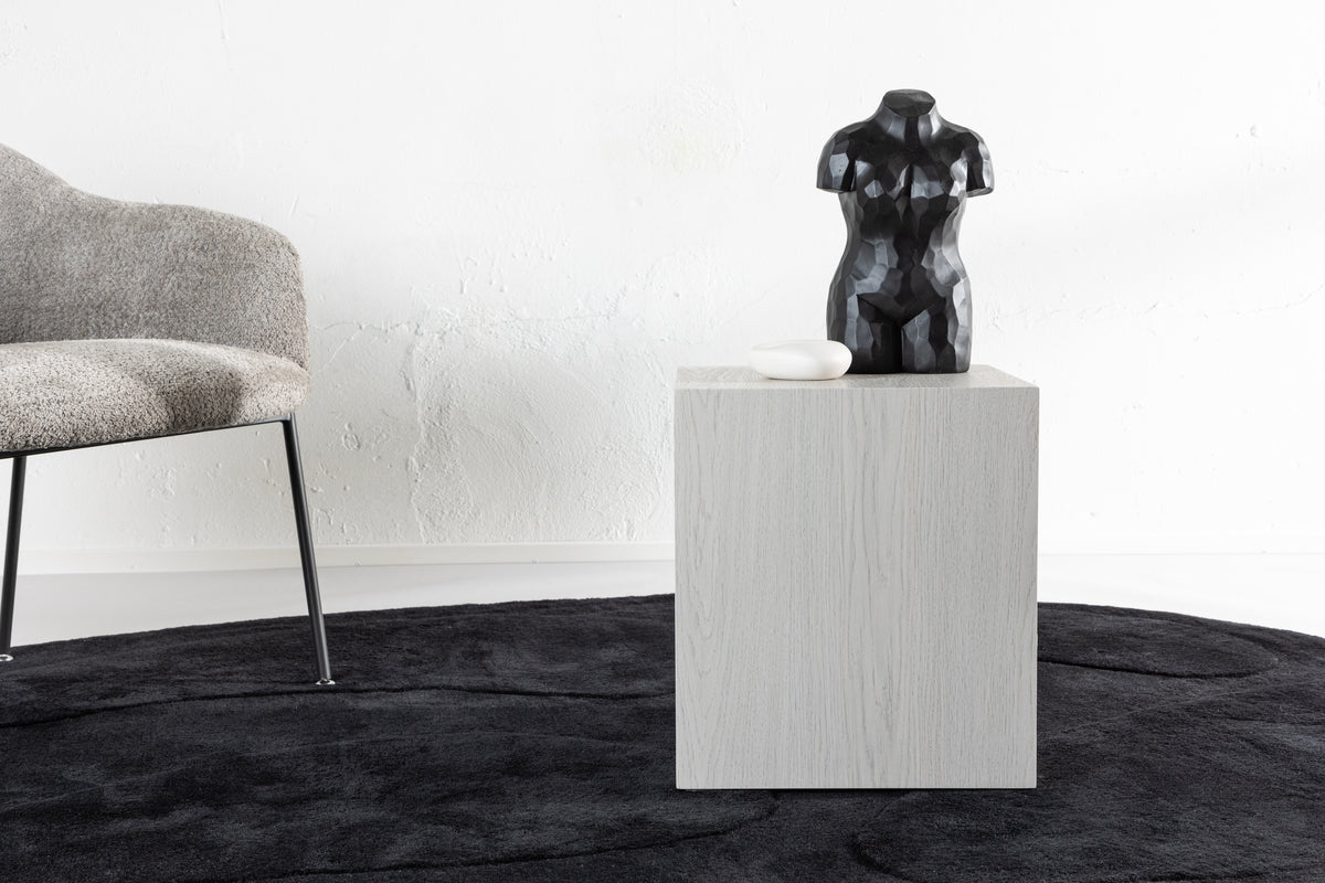 Venture Design York Soffbord 40 x 40 Vitputsad