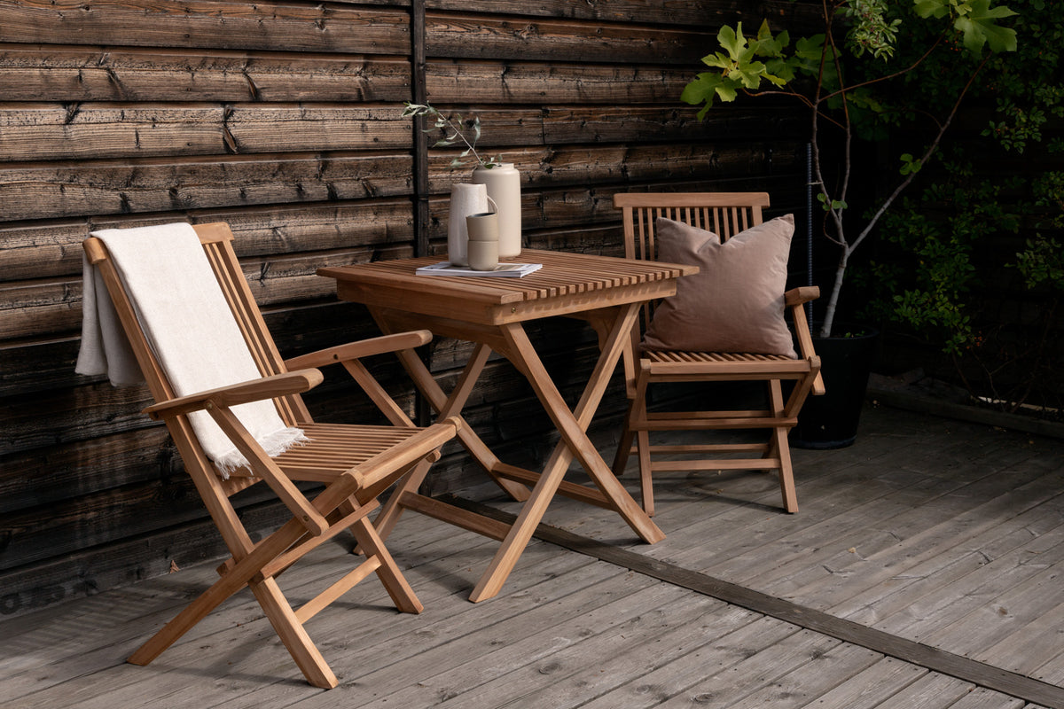 Venture Design Ghana Cafebord 70 x 70 Natur
