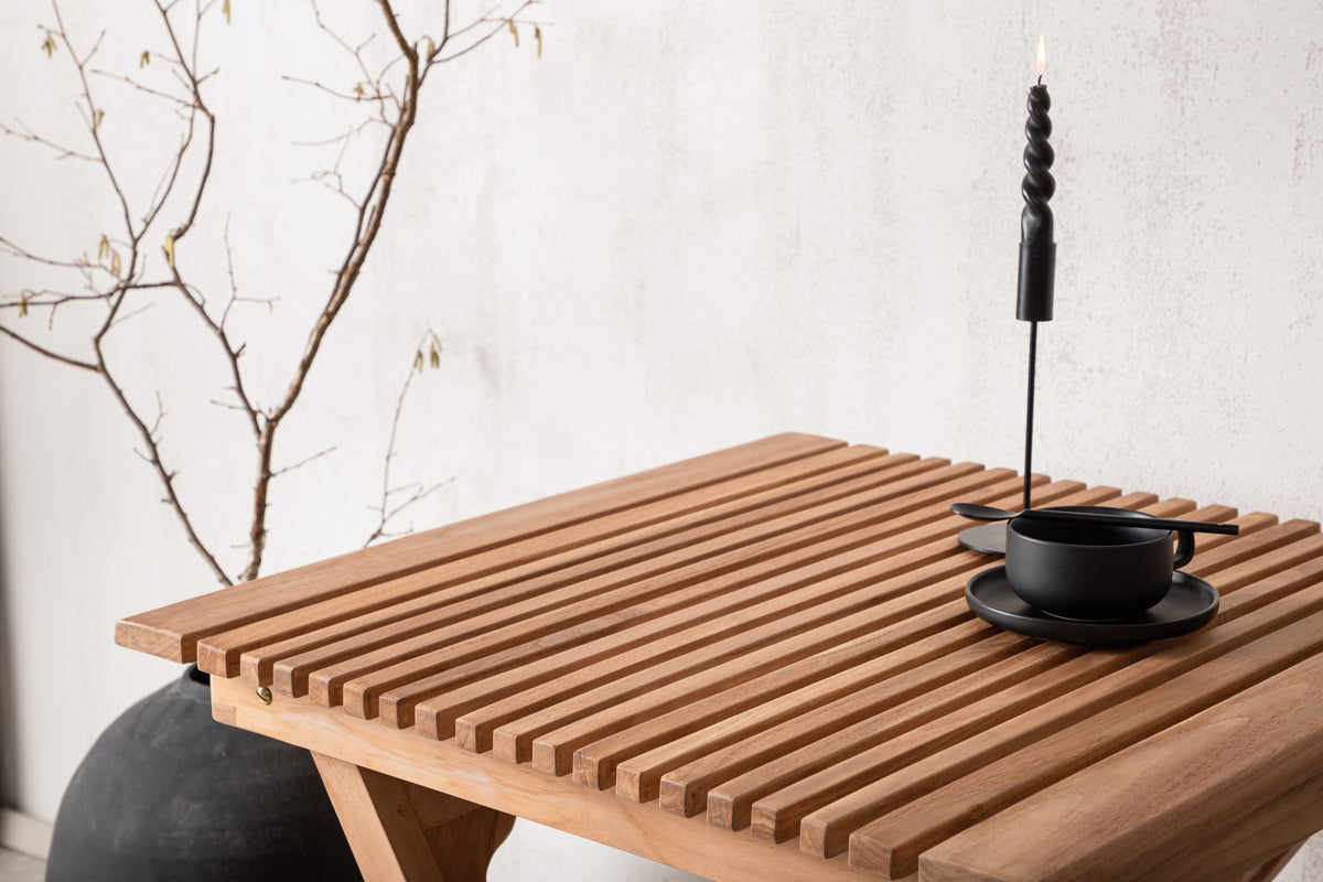 Venture Design Ghana Cafebord 70 x 70 Natur