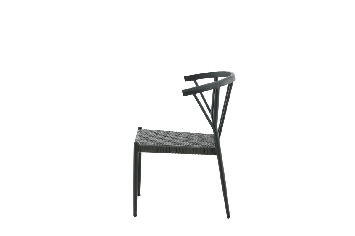 Venture Design Stina Matstolar 6-pack Svart