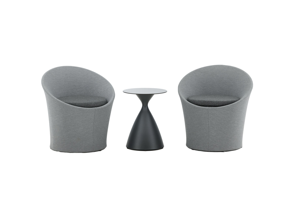 Venture Design Spoga Lounge Set Svart