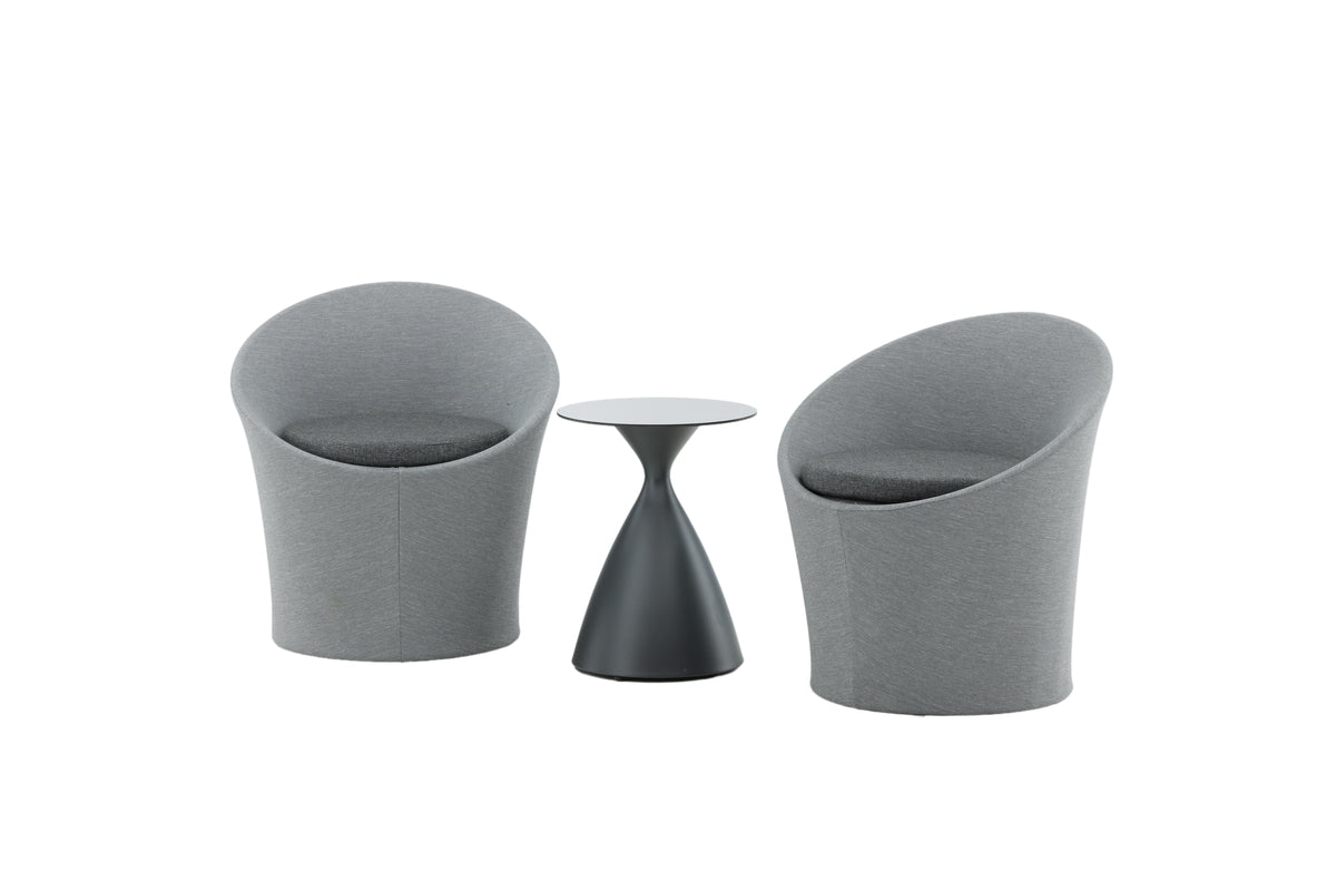 Venture Design Spoga Lounge Set Svart