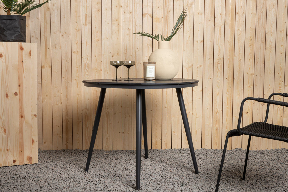 Venture Design Break Runda Matbord ⌀90 Svart