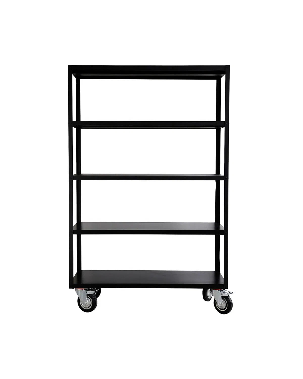 House Doctor Hylla med 4 hjul, HDTrolley, Mattsvart