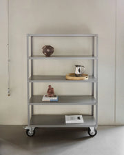 House Doctor Hylla med 4 hjul, HDTrolley, Grå