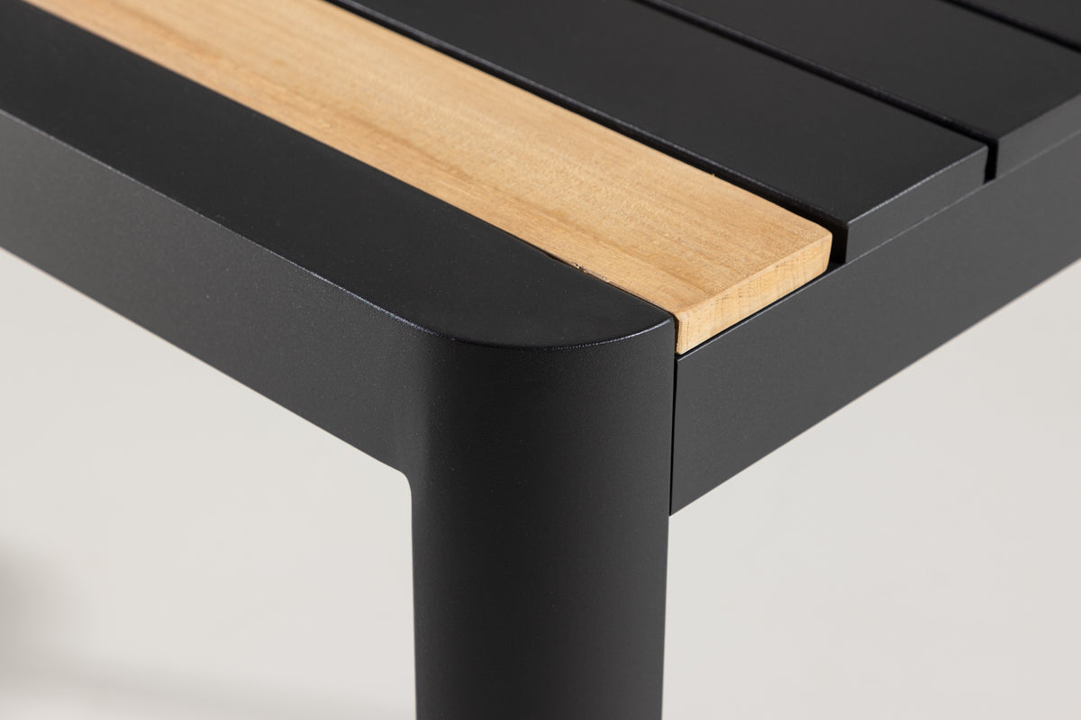 Venture Design Togo Rektangulära Matbord 200 x 100 Svart