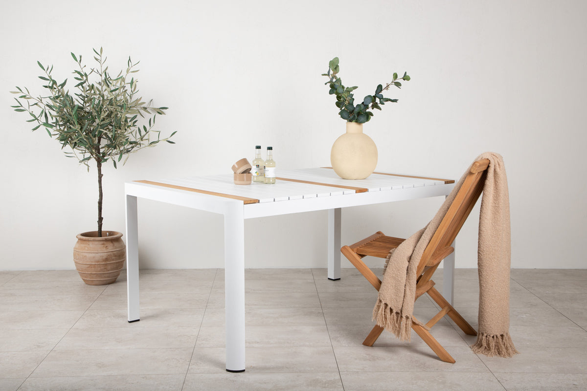 Venture Design Togo Rektangulära Matbord 150 x 90 Vit
