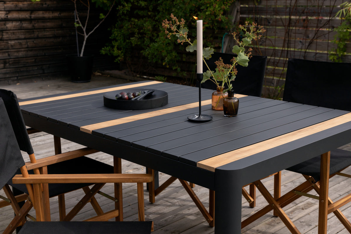 Venture Design Togo Rektangulära Matbord 150 x 90 Svart