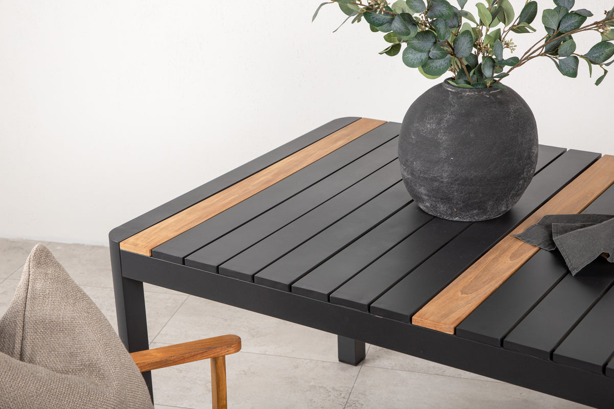 Venture Design Togo Rektangulära Matbord 150 x 90 Svart