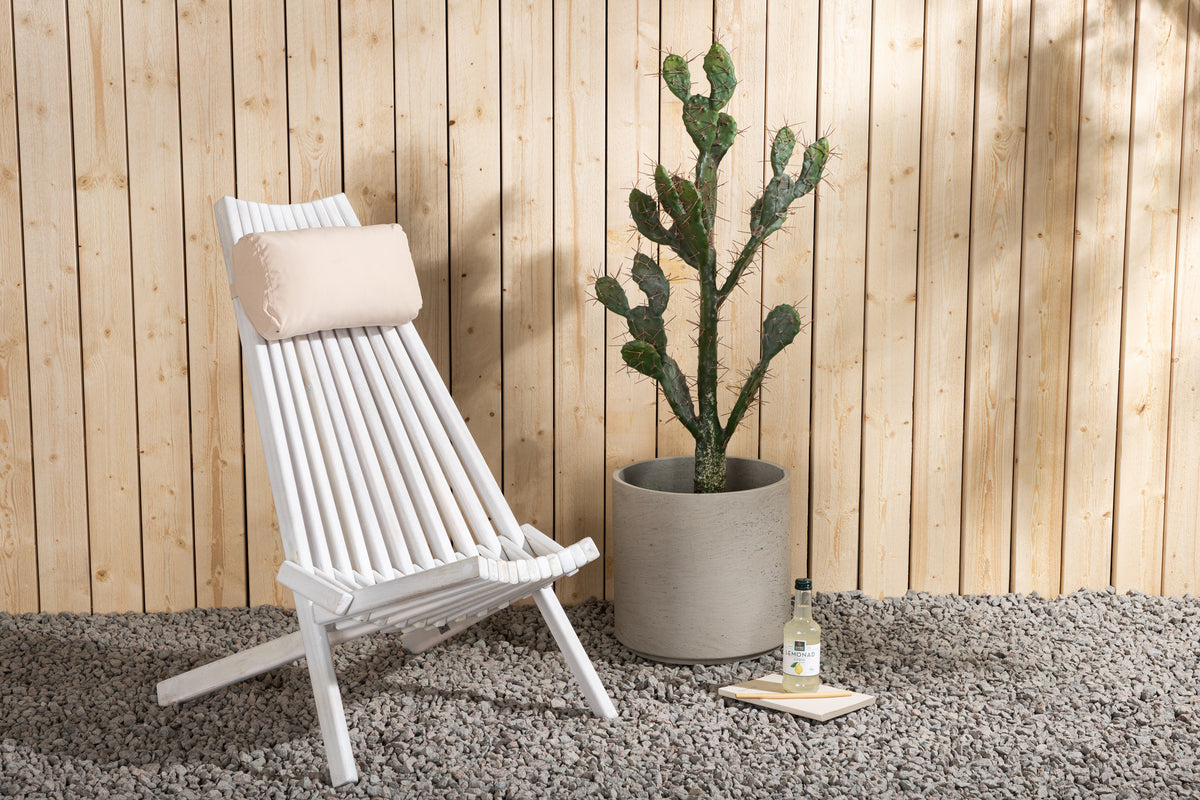 Venture Design Asta Loungefåtöljer Vitputsad