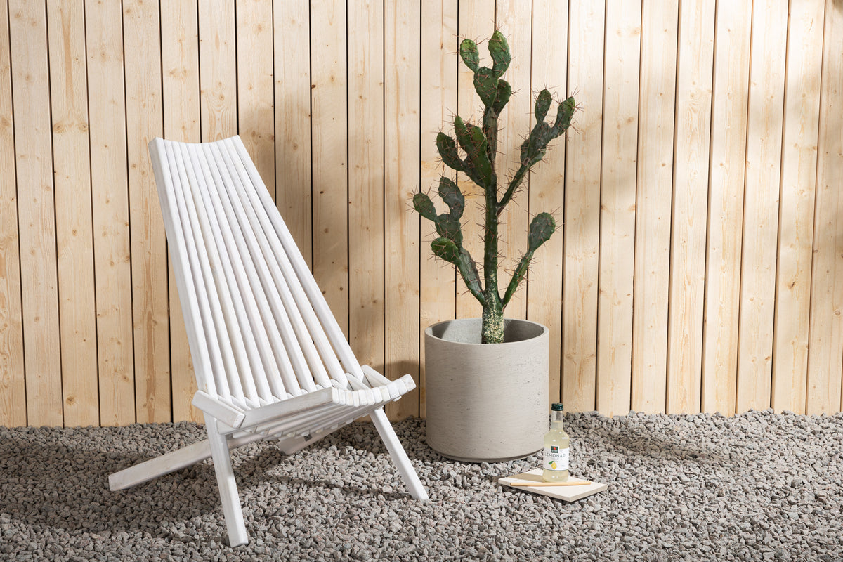Venture Design Asta Loungefåtöljer Vitputsad