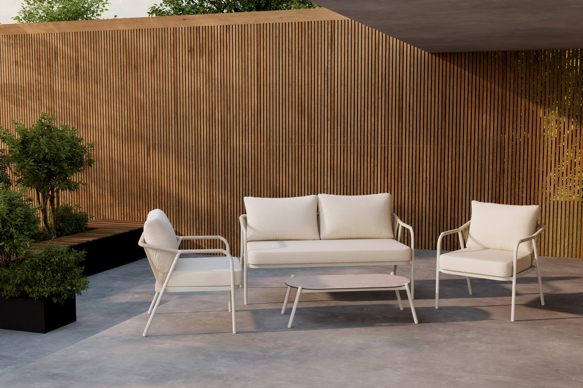 Venture Design Sicily Lounge Set Beige Beige