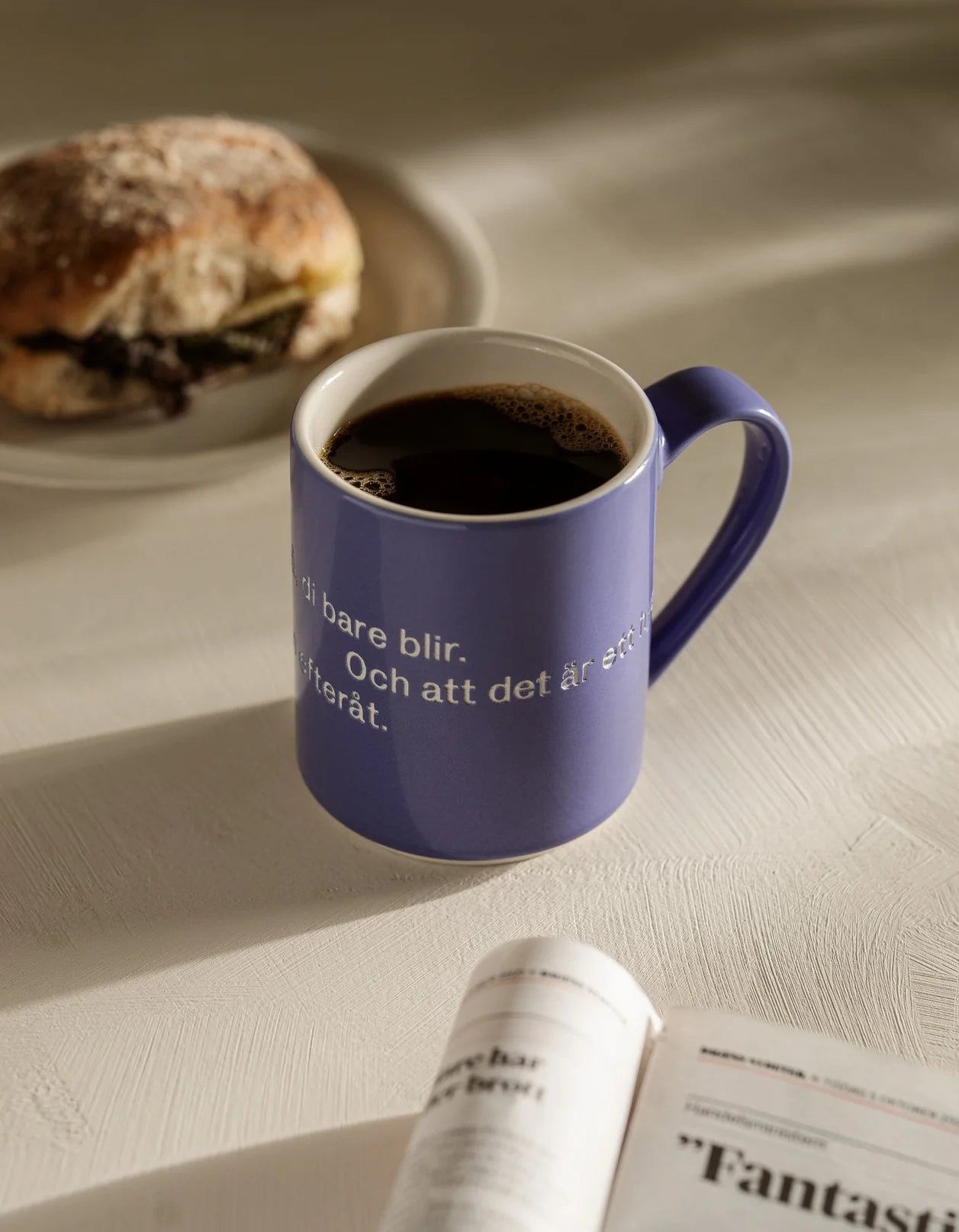 Design House Stockholm, Astrid lindgren, Mugg, 4-pack, “Hyss hittar man inte på, di bare blir. Och att det är ett hyss, det vet man inte föränn efteråt.”