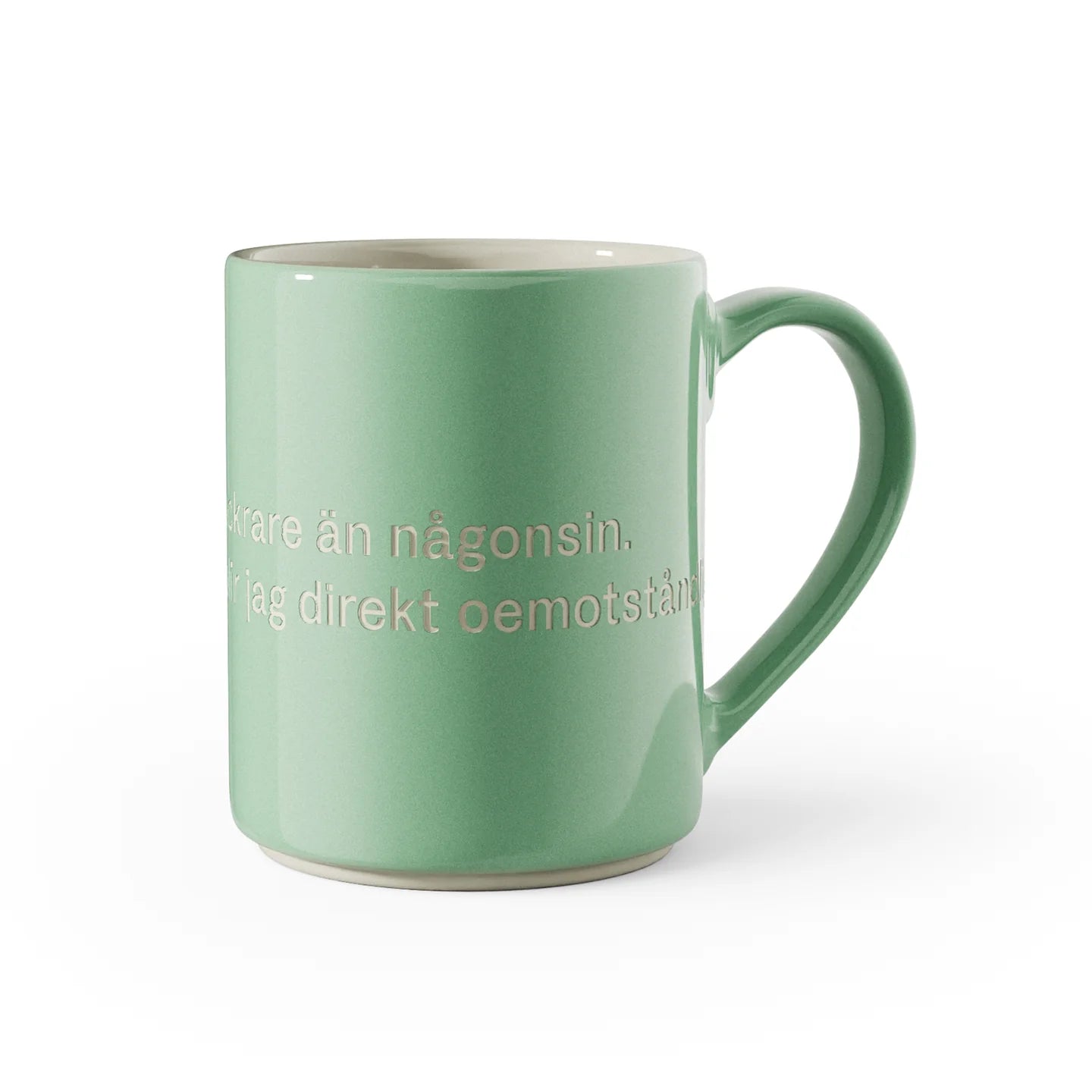 Design House Stockholm, Astrid lindgren, Mugg, 4-pack, “Jag är fräknigare och vackrare än någonsin. Fortsätter det såhär blir jag direkt oemotståndlig.”