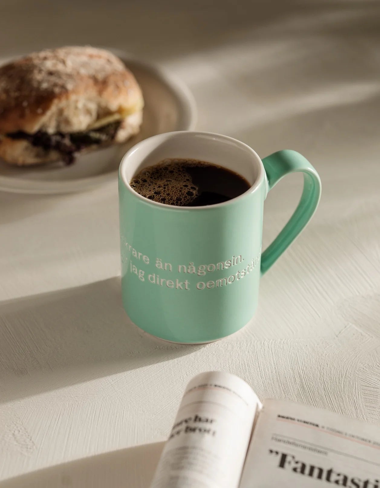 Design House Stockholm, Astrid lindgren, Mugg, 4-pack, “Jag är fräknigare och vackrare än någonsin. Fortsätter det såhär blir jag direkt oemotståndlig.”