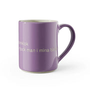 Design House Stockholm, Astrid lindgren, Mugg, 4-pack, “Jag är en vacker och genomklok och lagom tjock man i mina bästa år.”
