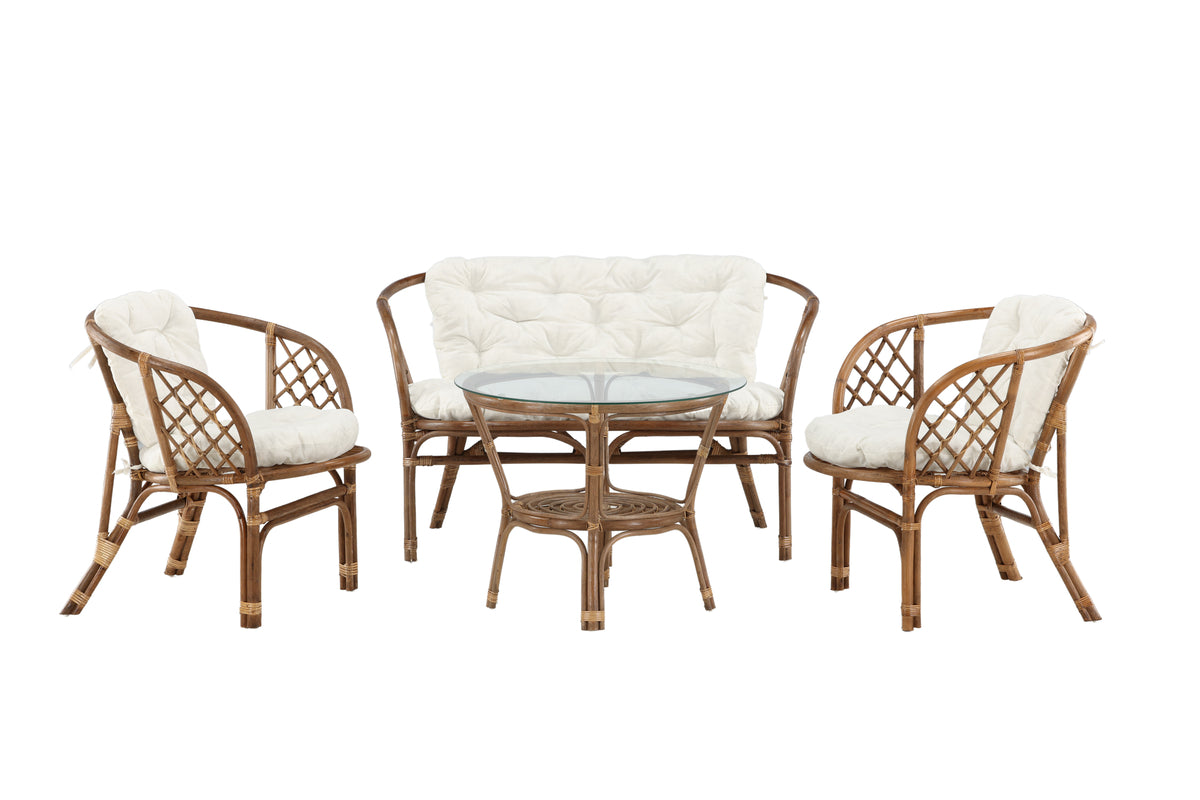 Venture Design Wera Lounge Set Mörk valnöt Mörk valnöt