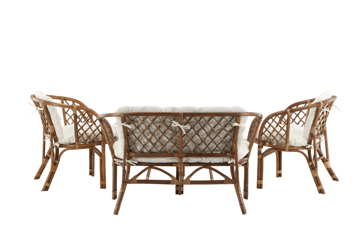 Venture Design Wera Lounge Set Mörk valnöt Mörk valnöt