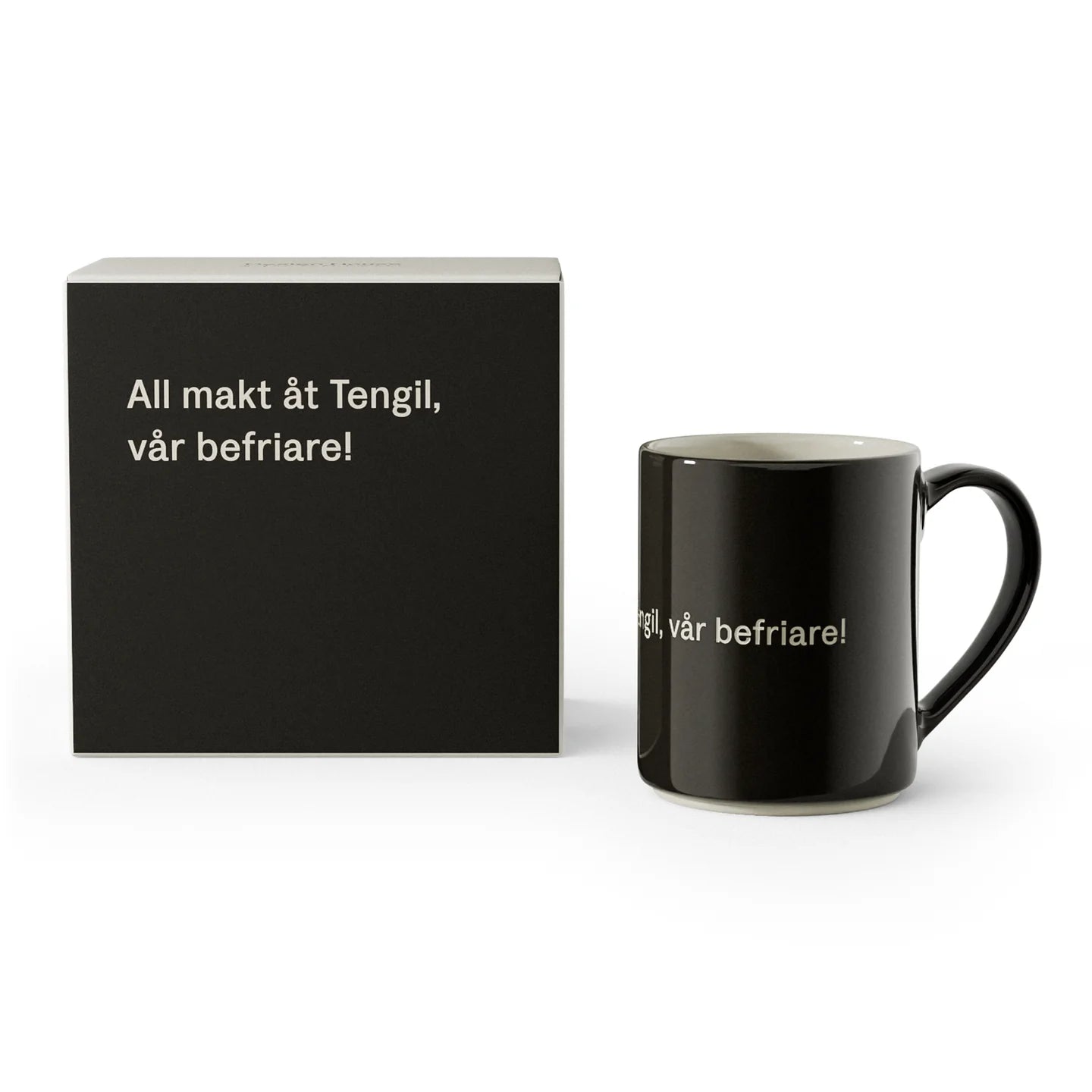 Design House Stockholm, Astrid lindgren, Mugg, 4-pack, “All makt åt Tengil, vår befriare!”