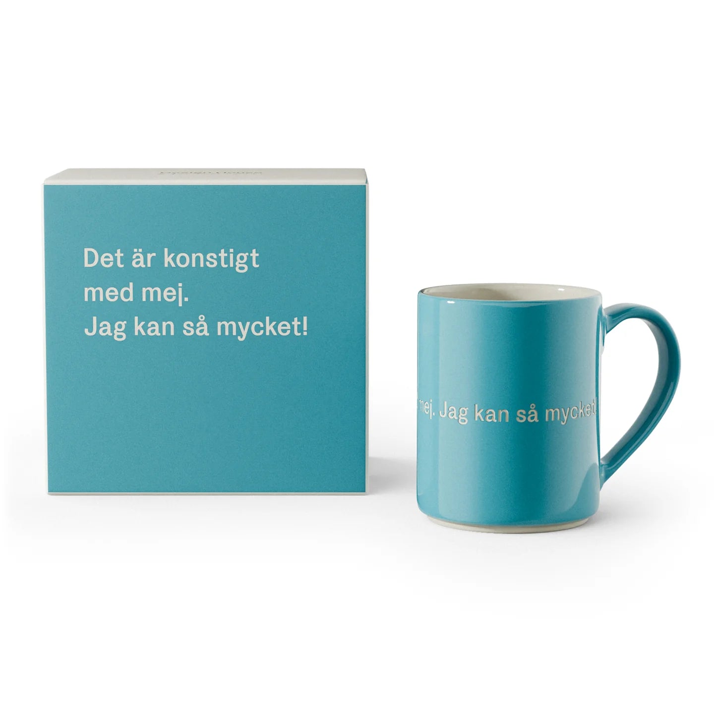 Design House Stockholm, Astrid lindgren, Mugg, 4-pack, “Det är konstigt med mej. Jag kan så mycket!”